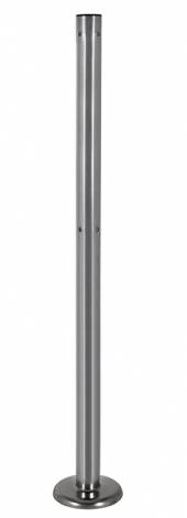 Стойка для барьера 2-х уровневая универсальная хром для К11 Стойка для барьера 2-х уровневая универсальная хром для К11