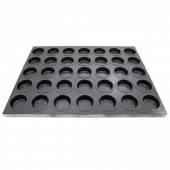 Лист для выпечки маффинов и кексов 62 мм 530*325 с антипригарным покрытием