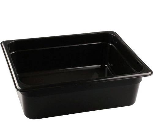 Гастроемкость GN1/2-100 черная (Рестола) 422100613 6л /12/