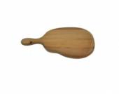 Доска для подачи 230х170х22мм фигурная с ручкой, бук Россия 56583