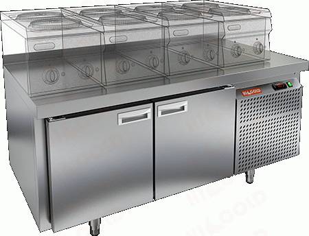 Стол холодильный HICOLD GN11/TN LT 2 двери Стол холодильный HICOLD GN11/TN LT 2 двери