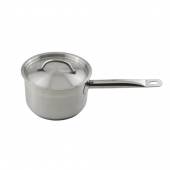 Сотейник 2,0 л. нерж. d=17,5 см. h=10,5 см. с крышк. тройное дно (индукция) MGsteel 72323