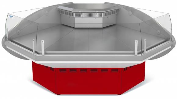 Витрина холодильная открытая Илеть ВХСо-УН угол наружный, динамика