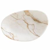 Соусник 70 мл 120*80 мм h=22 мм овальный Граникс, форма Ваго волнистый край Bonna F-GRXVAO12OKY