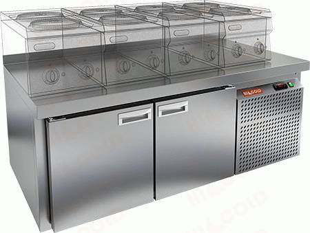 Стол холодильный HICOLD GN11/TN LT SH    2 двери Стол холодильный HICOLD GN11/TN LT SH    2 двери