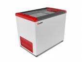 Ларь морозильный Frostor Gellar FG 350 C красный с прямым стеклом