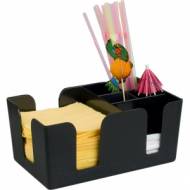 Барный организатор 6 ячеек 1774 черный 51384 /6/