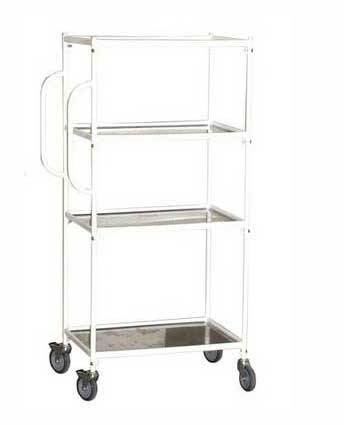 Тележка-стеллаж МТ5 ОЛДАК медицинская, 4 полки нерж.