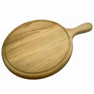 Доска для подачи 340мм круглая Доски буковые, с ручкой, бороздкой 1832 56585