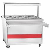 Мармит 2-х блюд паровой Абат Передвижная линия ЭМК-70ПМ (6xGN1/2-150) Мармит 2-х блюд паровой Абат Передвижная линия ЭМК-70ПМ (6xGN1/2-150)