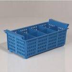 Кассета для столовых приборов 8 секций 43х20,5х14см Inox Macel 9998 (RCEST08) 70.50.30.0804.0000