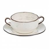 Бульонная пара 300мл фарфор White Fusion P.L. 73024261 /4/ Бульонная пара 300мл фарфор White Fusion P.L. 73024261 /4/