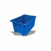 Ящик конусный сплошной 600х400х300мм синий 