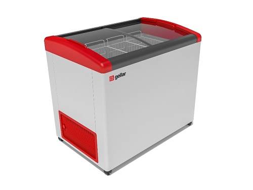 Ларь морозильный с наклонным гнутым стеклом Frostor Gellar FG 350 E красный Ларь морозильный с наклонным гнутым стеклом Frostor Gellar FG 350 E красный