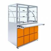 Прилавок холодильный Domino Luxstahl ПХК (С)-1200 Premium