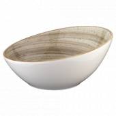 Салатник наклонный 22см 750мл фарфор Vanta Aura Terrain Bonna /6/ ATR VNT 22 KS