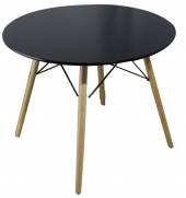 Стол обеденный BM-T08 1000*1000 черный