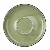 Блюдце «Сейдж»; фарфор; D=12см; зелен., бронз. «Кунстверк» HL374570