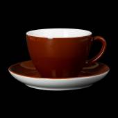 Чайная пара 320мл Corone Gusto коричневая фк1719