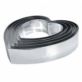 Форма-резак "Сердце" 21*20*5 см, нерж, Proff Cuisine RING-HA-23/5 Форма-резак "Сердце" 21*20*5 см, нерж, Proff Cuisine RING-HA-23/5