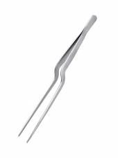 Щипцы (пинцет) 20 см. изогнутые нерж. MGsteel 70416
