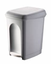 Ведро для мусора с педалью 7л пластик серое 431202611 Рс. /4/ Ведро для мусора с педалью 7л пластик серое 431202611 Рс. /4/