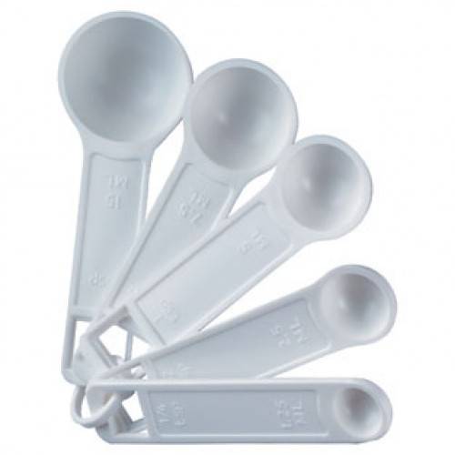 Набор мерных ложек 5 шт. белый пластик (100+50+15+ 5+1мл) Linden 1950100-10 Набор мерных ложек 5 шт. белый пластик (100+50+15+ 5+1мл) Linden 1950100-10