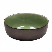 Салатник «Сейдж»; фарфор; D=17см; зелен., бронз. «Кунстверк» HL248660