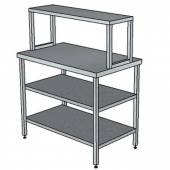 СП2ПДП стол произв.1200*500*1250 с 2-мя нижними и 1-ой верхней полками и без борта 