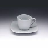 Б Кофейная пара  80мл Collage с квадратным блюдцем фк450