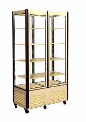 Шкаф холодильный кондитерский D4 VM 800-1 (R800C Сarboma бежево-коричневый) 2 дв,стекл полки Шкаф холодильный кондитерский D4 VM 800-1 (R800C Сarboma бежево-коричневый) 2 дв,стекл полки