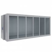 Камера холодильная со стеклянным фронтом Polair КХН- 11.44СД 6-дв.стекл.фронт СВ (Х5 h2035), дв.расп Камера холодильная со стеклянным фронтом Polair КХН- 11.44СД 6-дв.стекл.фронт СВ (Х5 h2035), дв.расп