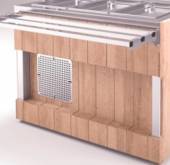 Комплект фасадов лицевой Refettorio (шведский стол островной, сдвоенный) 1100 (каменная столешница)