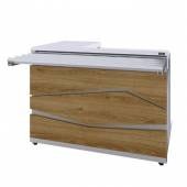 Прилавок кассовый универсальный Zigzag Luxstahl КК-1200 Premium