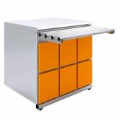 Прилавок нейтральный Domino Luxstahl ПН-900 Premium