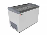 Ларь морозильный с наклонным гнутым стеклом Frostor Gellar FG 475 E серый