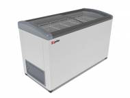 Ларь морозильный с наклонным гнутым стеклом Frostor Gellar FG 575 E серый