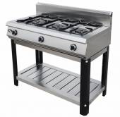 Плита газовая 3-конф. Гриль Мастер Ф3ПГ/600 (открытый стенд) 50043о Плита газовая 3-конф. Гриль Мастер Ф3ПГ/600 (открытый стенд) 50043о