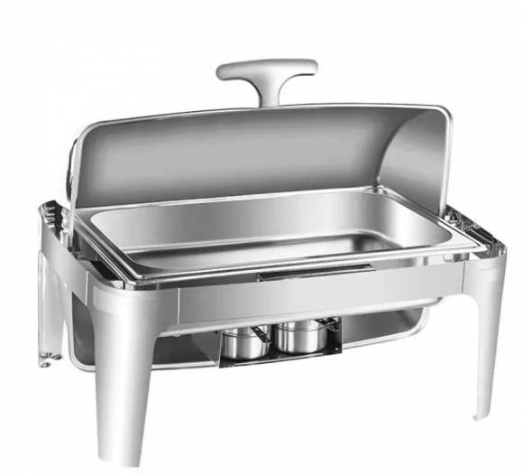 Чафинг-диш MVQ STANDART 9 л с крышкой ROLL-TOP 1 гастроемкость