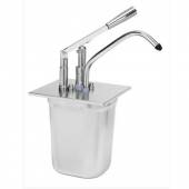 Дозатор для соусов с гастроемкостью GN 1/6*200 мм и дозированием рычагом Kalando KD0216