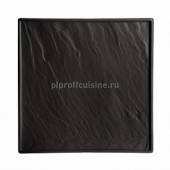 Блюдо квадратное "Organic-Black" 30*30см  P.L. F2934-12BY 81200037 /8/