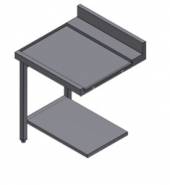 Стол для чистой посуды Kayman СПМ-112/0707 П к посудомоечным машинам Apach AC800 слева