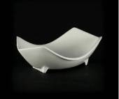 Ваза для фруктов 250х170мм Chan Wave (Quadro) шестиугольная ivory LQ-QB0019В фк0213 Ваза для фруктов 250х170мм Chan Wave (Quadro) шестиугольная ivory LQ-QB0019В фк0213