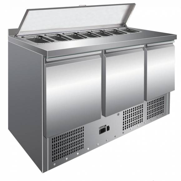 Стол холодильный 3-дверный салат-бар COOLEQ S903-7GN 1/3