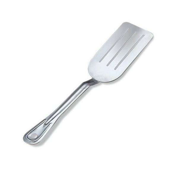 Лопатка 37см, с прорезями, нерж.сталь Maco TNSL14