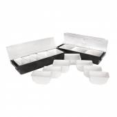 Контейнер для фруктов, 3 отделения, пластиковый корпус, P.L. - BarWare JD-B3B Контейнер для фруктов, 3 отделения, пластиковый корпус, P.L. - BarWare JD-B3B