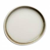 Тарелка с высоким бортом «Айсио»; фарфор; H=33, L=252, B=238мм; белый, серый T8601003