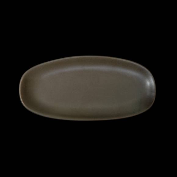 Блюдо овальное 235x110мм Corone Luminare серый фк1906