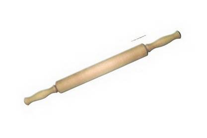 Скалка 450х45мм с ручками дерево С1177