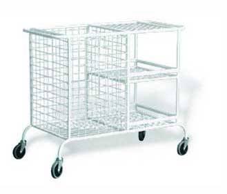 Тележка для белья МТ1 ОЛДАК медицинская, сетчатая корзина, 3 полки Тележка для белья МТ1 ОЛДАК медицинская, сетчатая корзина, 3 полки